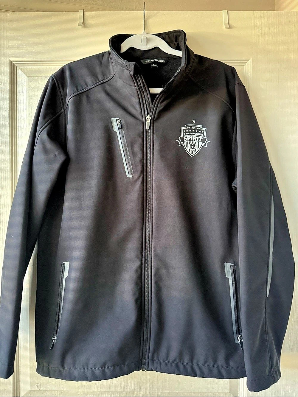 Washington Spirit Port Authority Core Soft Shell Jacket Men's Black Size Large